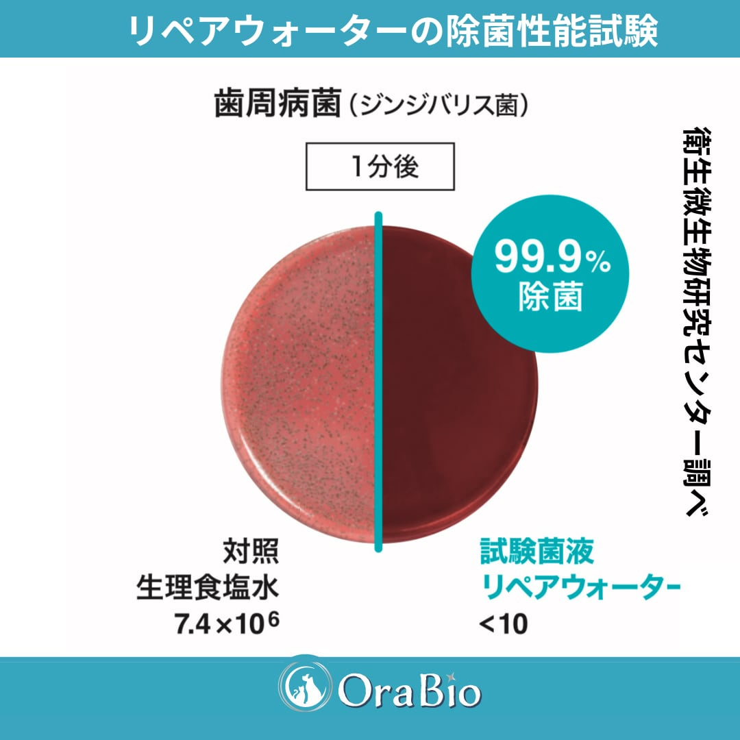 OraBio リペアウォーター50ml 犬用 歯磨き マウススプレー