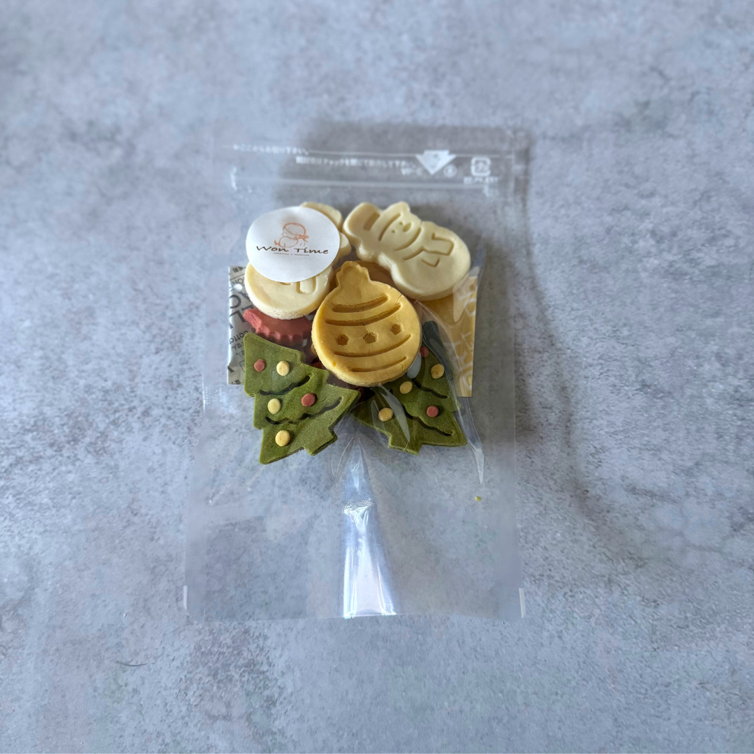 期間限定 米粉のクリスマスクッキー 犬の無添加おやつ