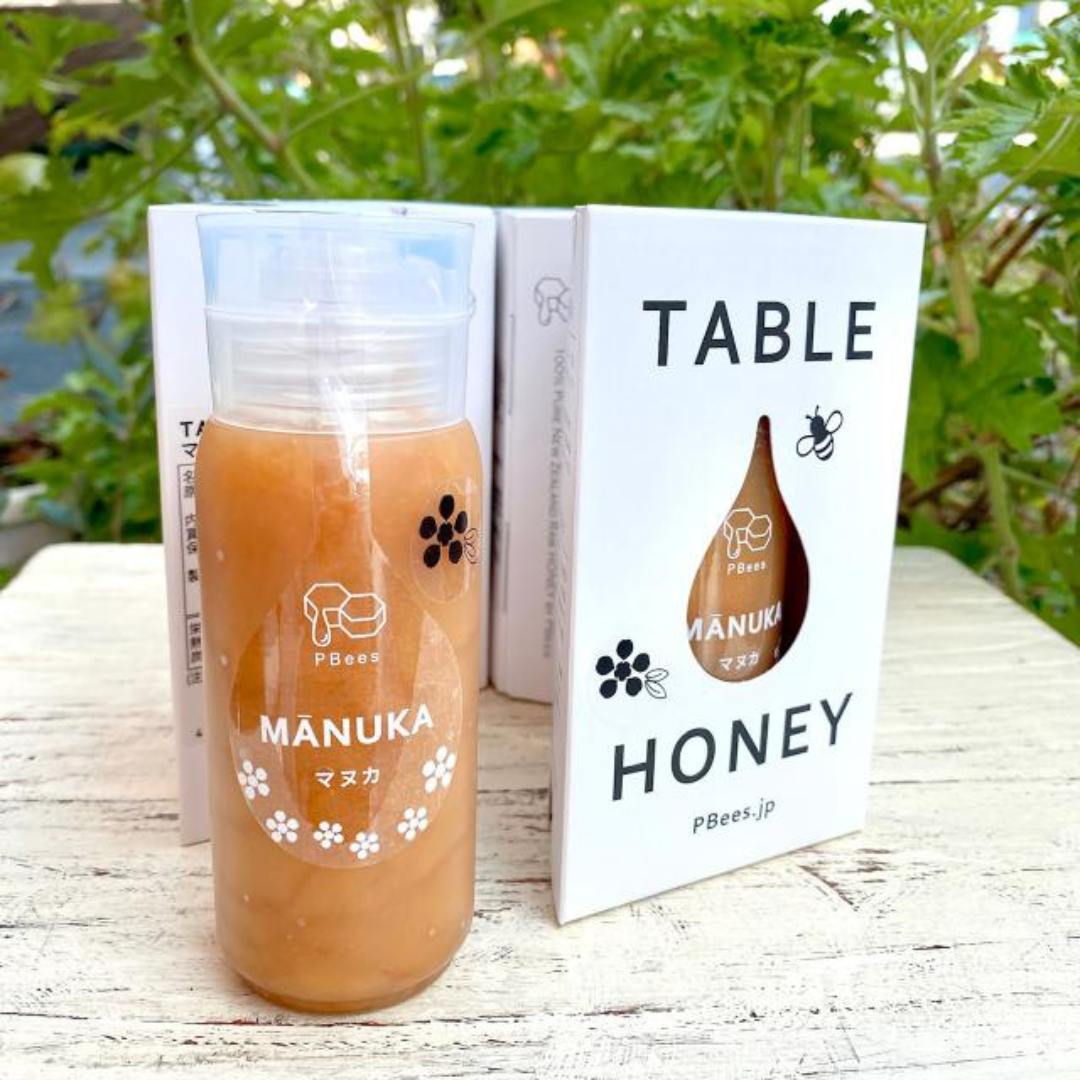 わんちゃんと一緒に食べられる生はちみつ TABLE HONEY (マヌカハニーMF)