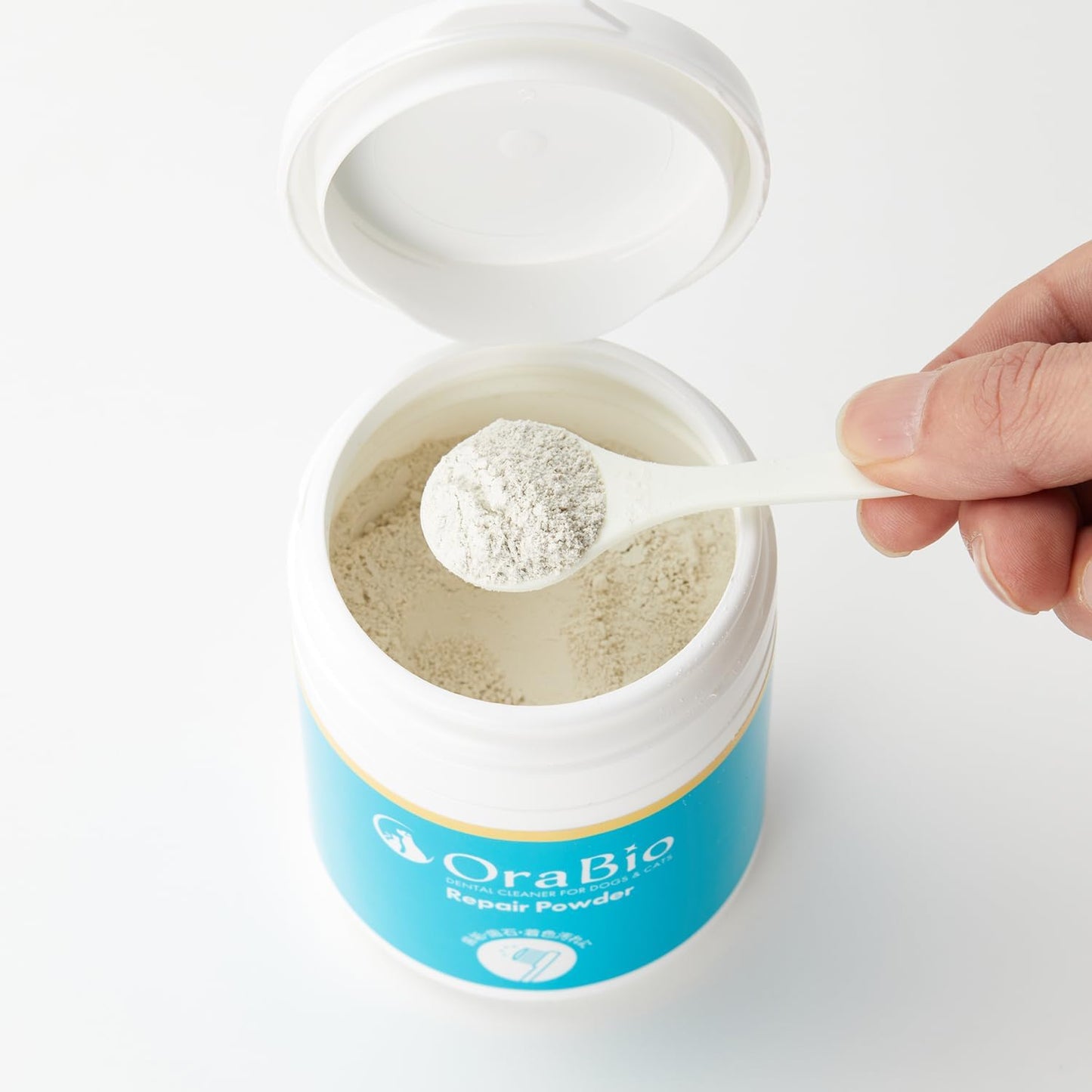 OraBio リペアパウダー90g(粉歯磨き剤)犬猫用 歯石対策歯磨き粉