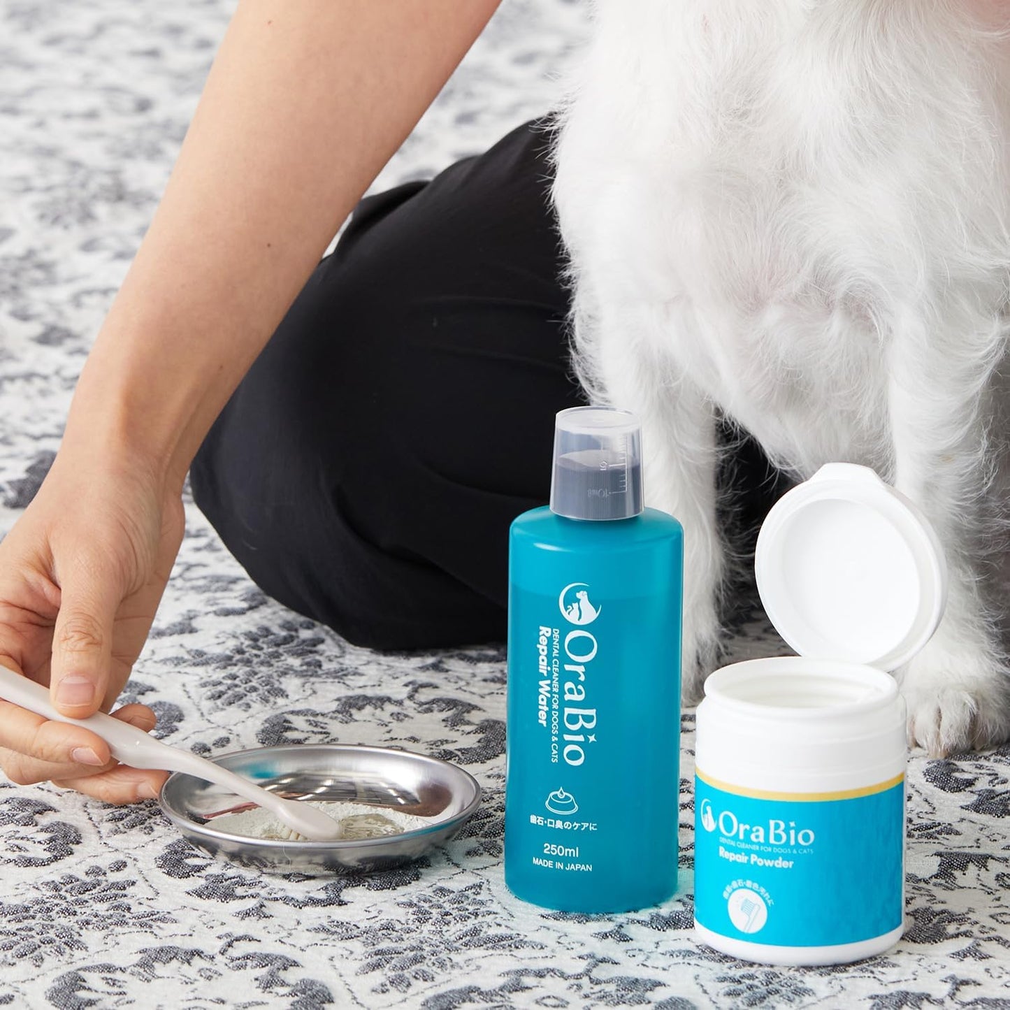 OraBio リペアパウダー90g(粉歯磨き剤)犬猫用 歯石対策歯磨き粉