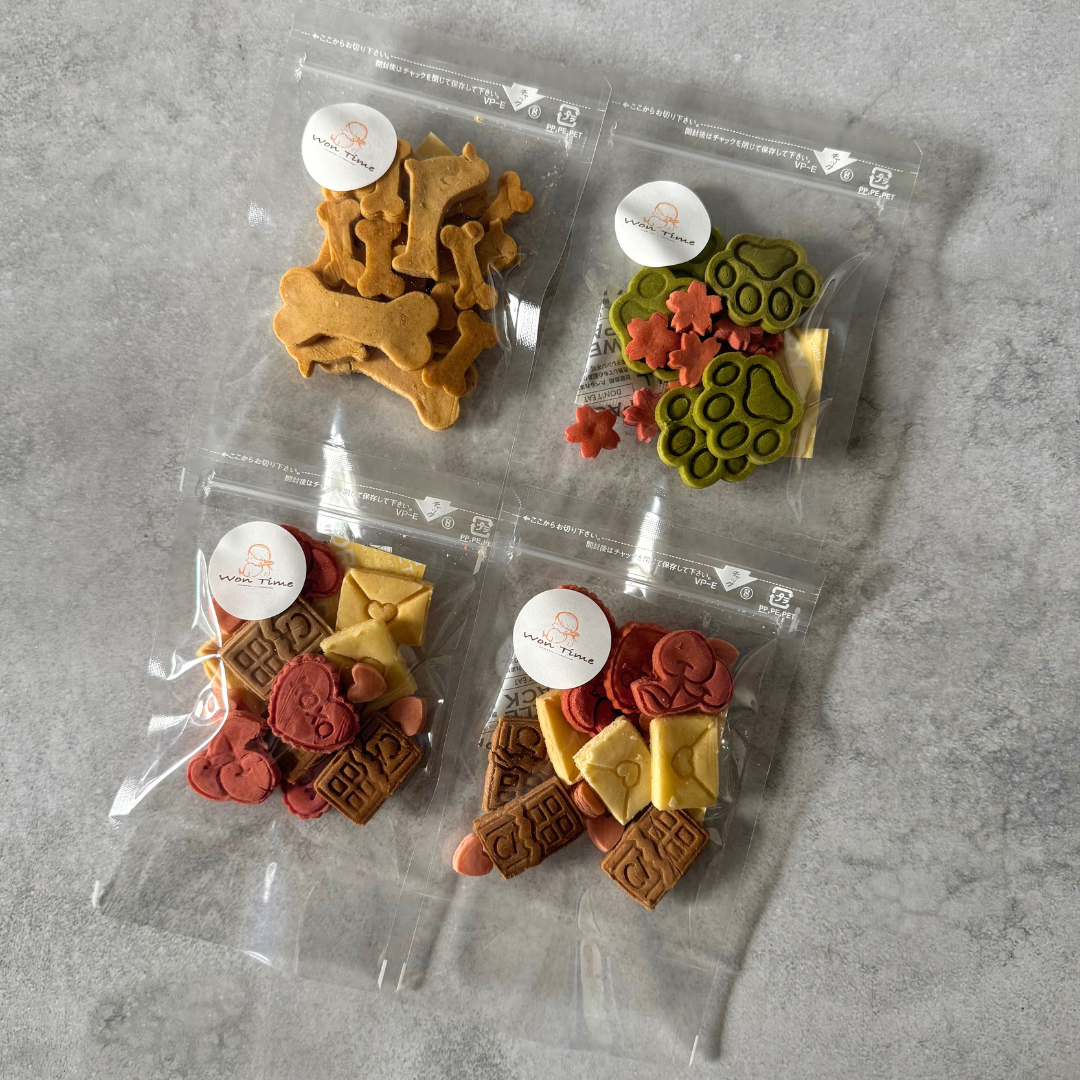 米粉のバレンタインクッキー2袋&選べる人気のクッキー2袋セット　