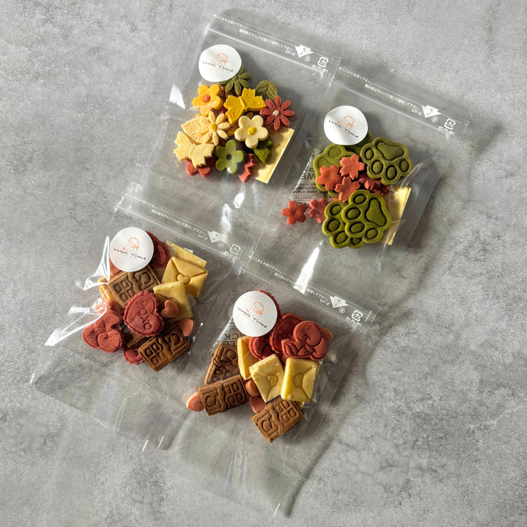 米粉のバレンタインクッキー2袋&選べる人気のクッキー2袋セット　