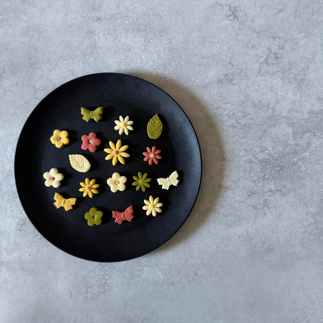 米粉とさつまいもの花びらクッキー　2袋セット　犬の無添加おやつ　