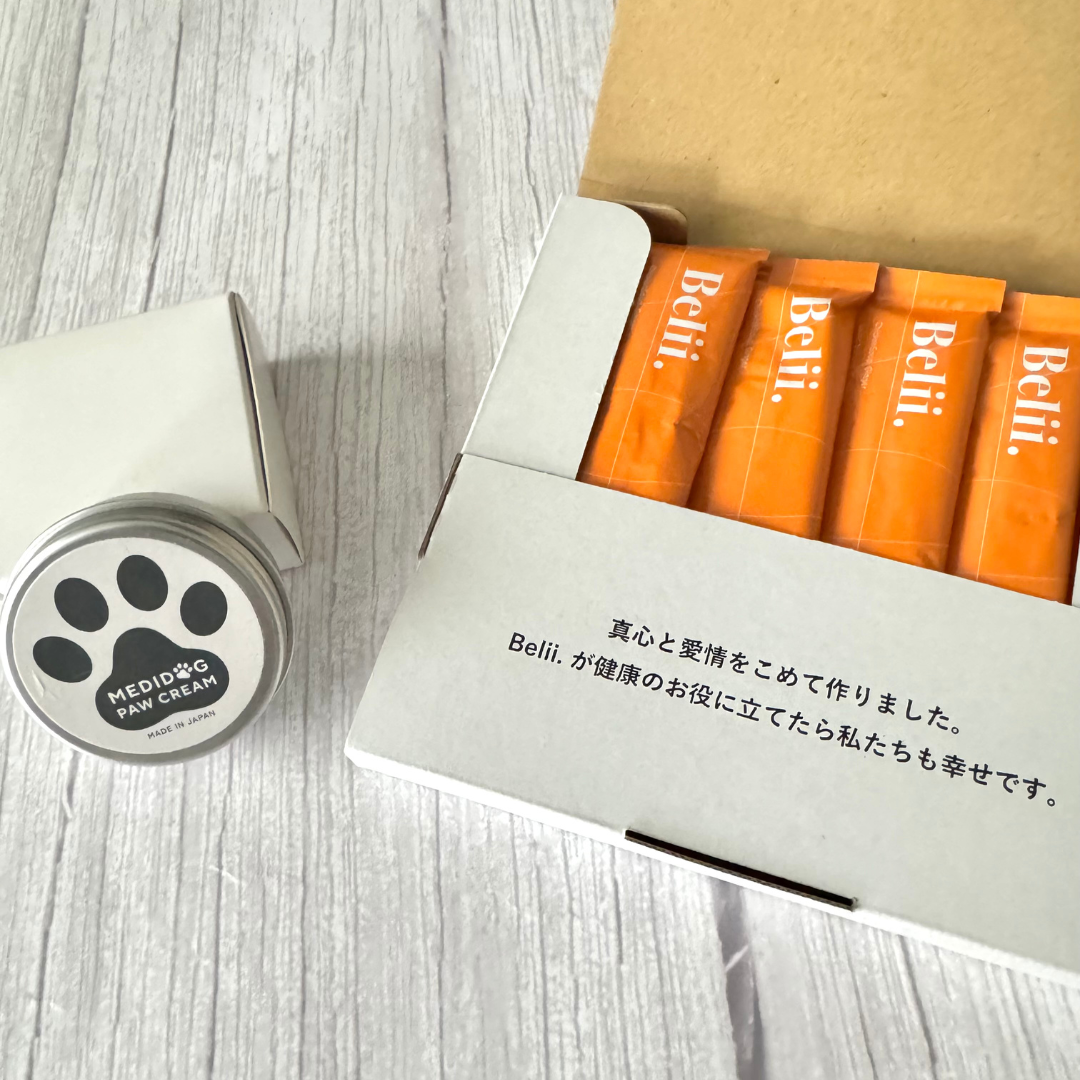 期間限定　MEDIDOG 肉球クリーム PAW CREAM 20g ＆ Beliiスープセット　送料無料