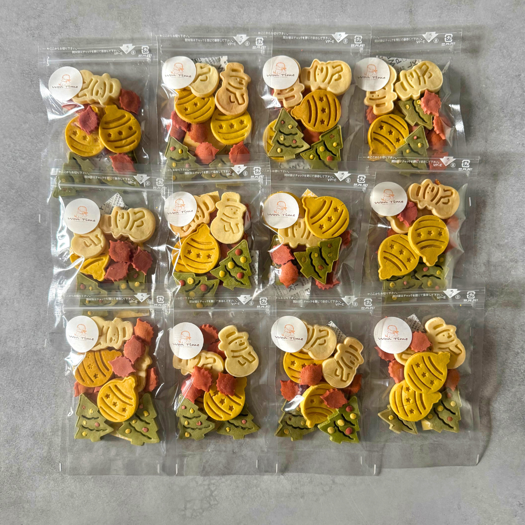 期間限定 米粉のクリスマスクッキー大袋セット 12袋入り　（送料無料）　