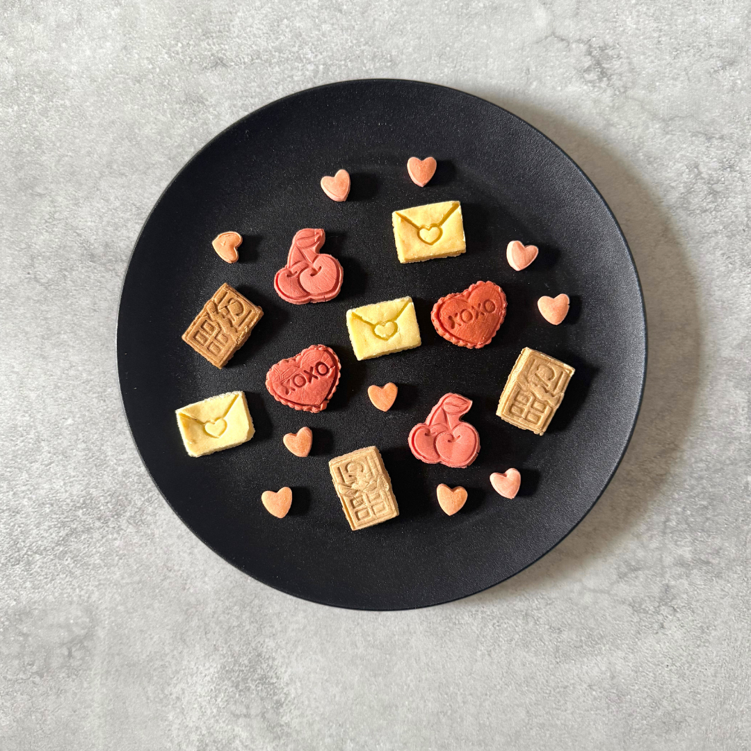 期間限定 バレンタインクッキー入り クッキー3種大袋セット12袋入り（送料無料） 　