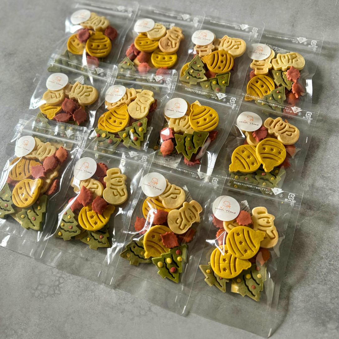 期間限定 米粉のクリスマスクッキー大袋セット 12袋入り　（送料無料）　