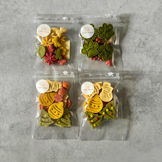 米粉のクリスマスクッキー2袋&選べる人気のクッキー2袋セット　