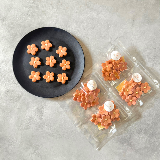 米粉の桜クッキー 　4袋セット　犬の無添加おやつ　