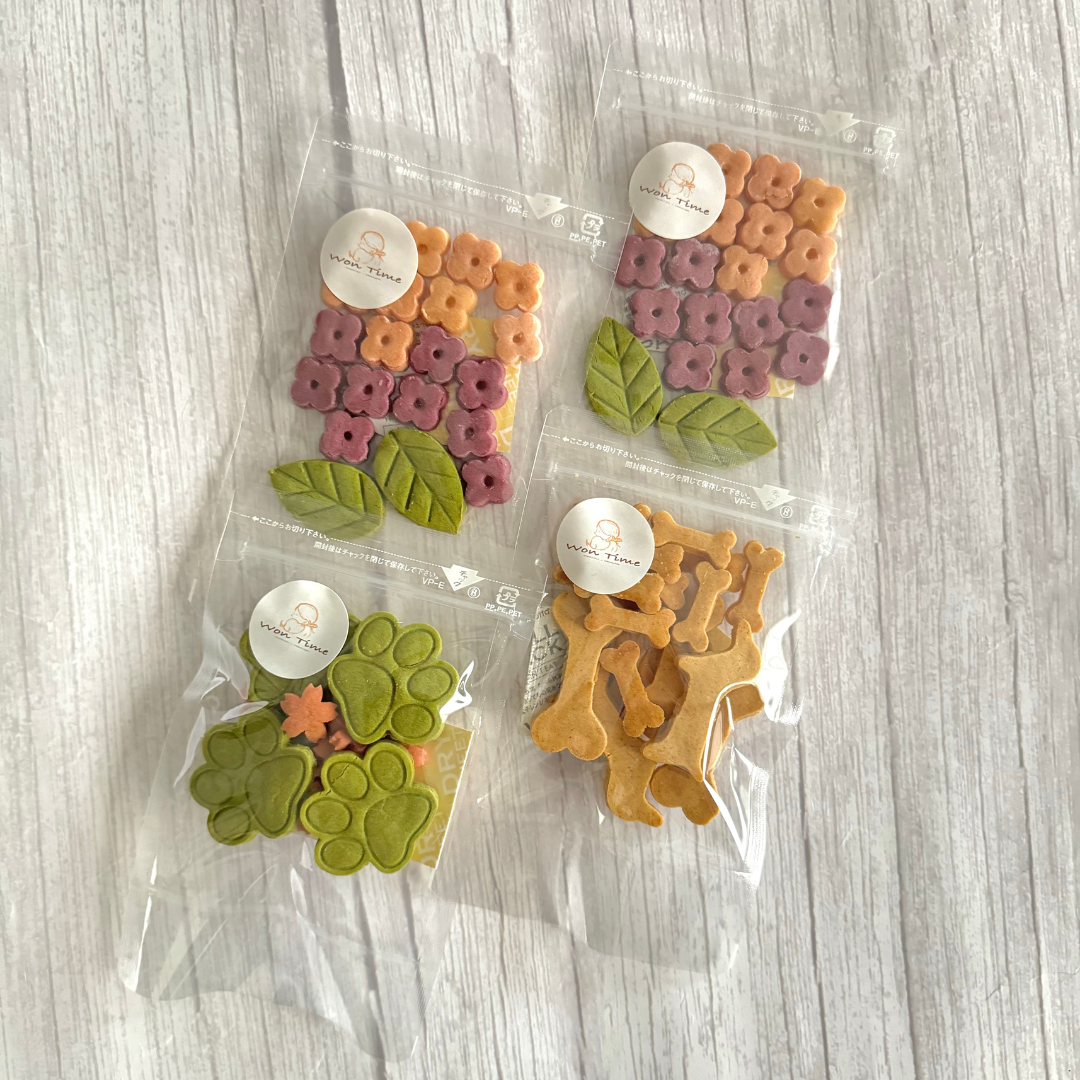 紫芋と米粉の紫陽花クッキー2袋&選べる人気のクッキー2袋セット　