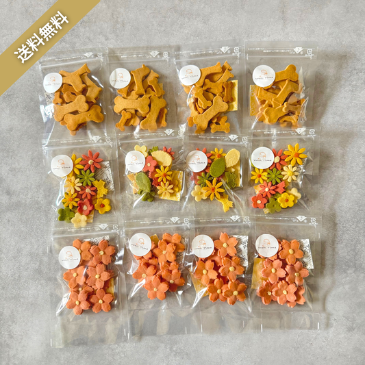 期間限定 米粉の桜クッキー入り クッキー3種大袋セット12袋入り（送料無料） 　