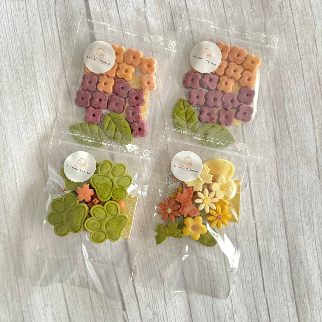 紫芋と米粉の紫陽花クッキー2袋&選べる人気のクッキー2袋セット　