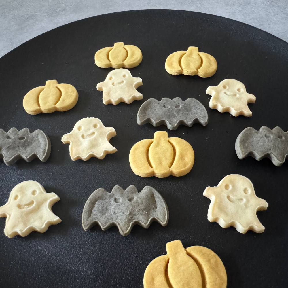 【ハロウィン限定・送料無料】米粉のハロウィンクッキー 大袋セット 12袋入り｜無添加・米粉の犬用おやつ