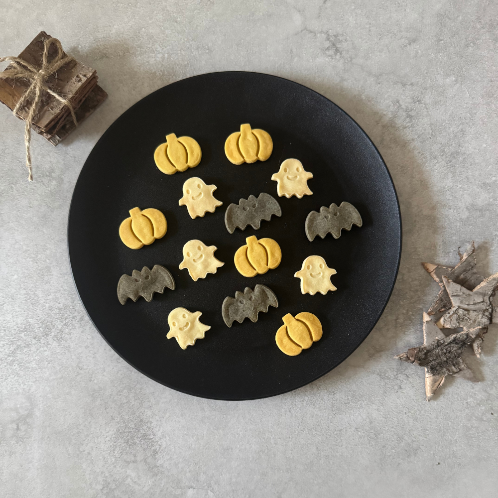 【ハロウィン限定・送料無料】米粉のハロウィンクッキー 大袋セット 12袋入り｜無添加・米粉の犬用おやつ