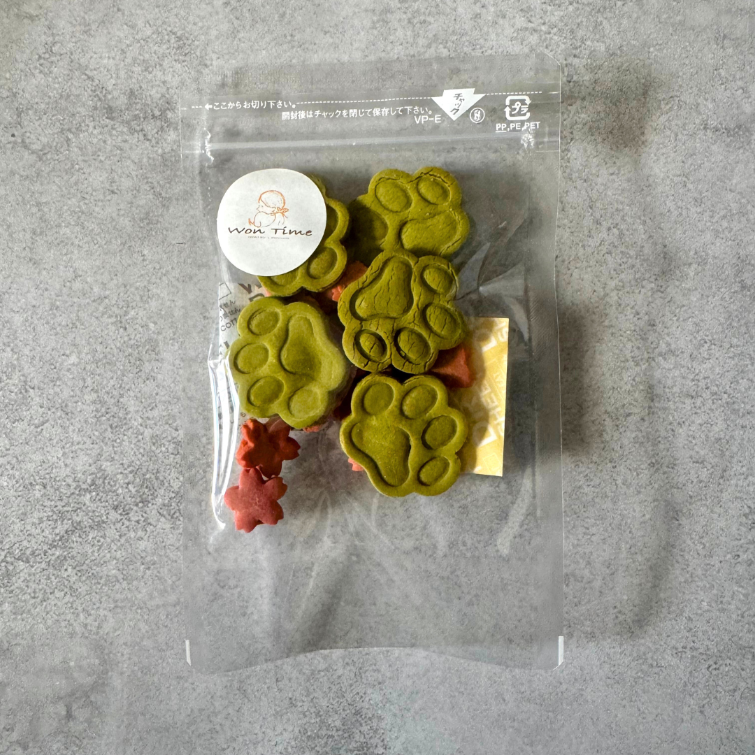 米粉の肉球クッキー  犬の無添加おやつ