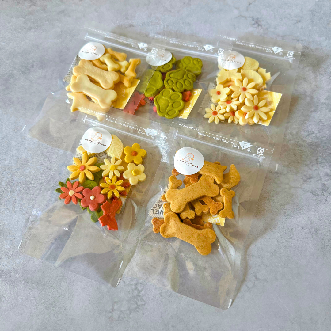犬の無添加おやつ  Won Time　定番クッキー5種セット 送料無料